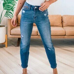 Judy Blue Women's Straight Leg Jeans - Blue